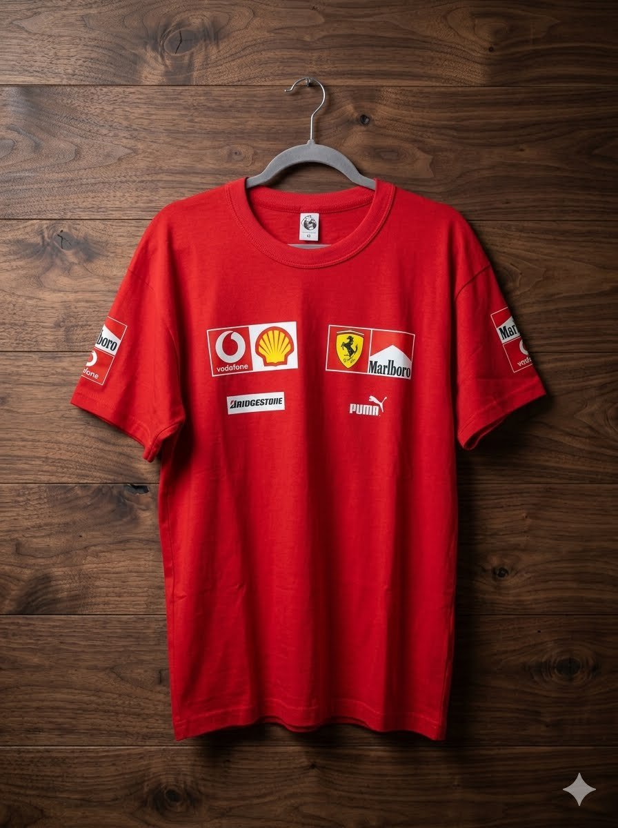 Remera Retro Ferrari