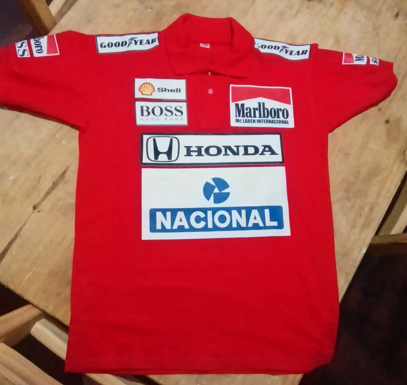 CHOMBA RETRO FERRARI SENNA