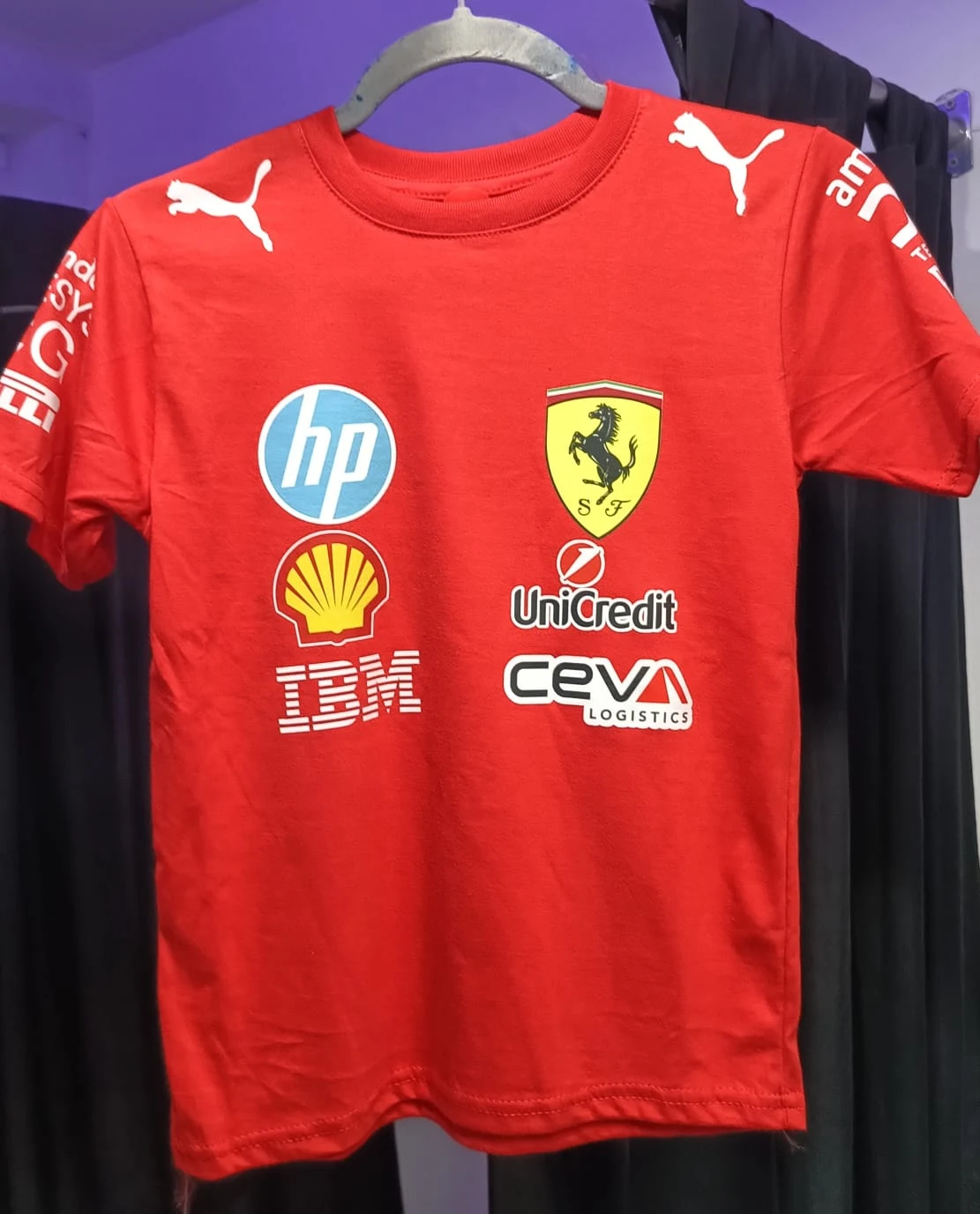 Remera Ferrari Niño